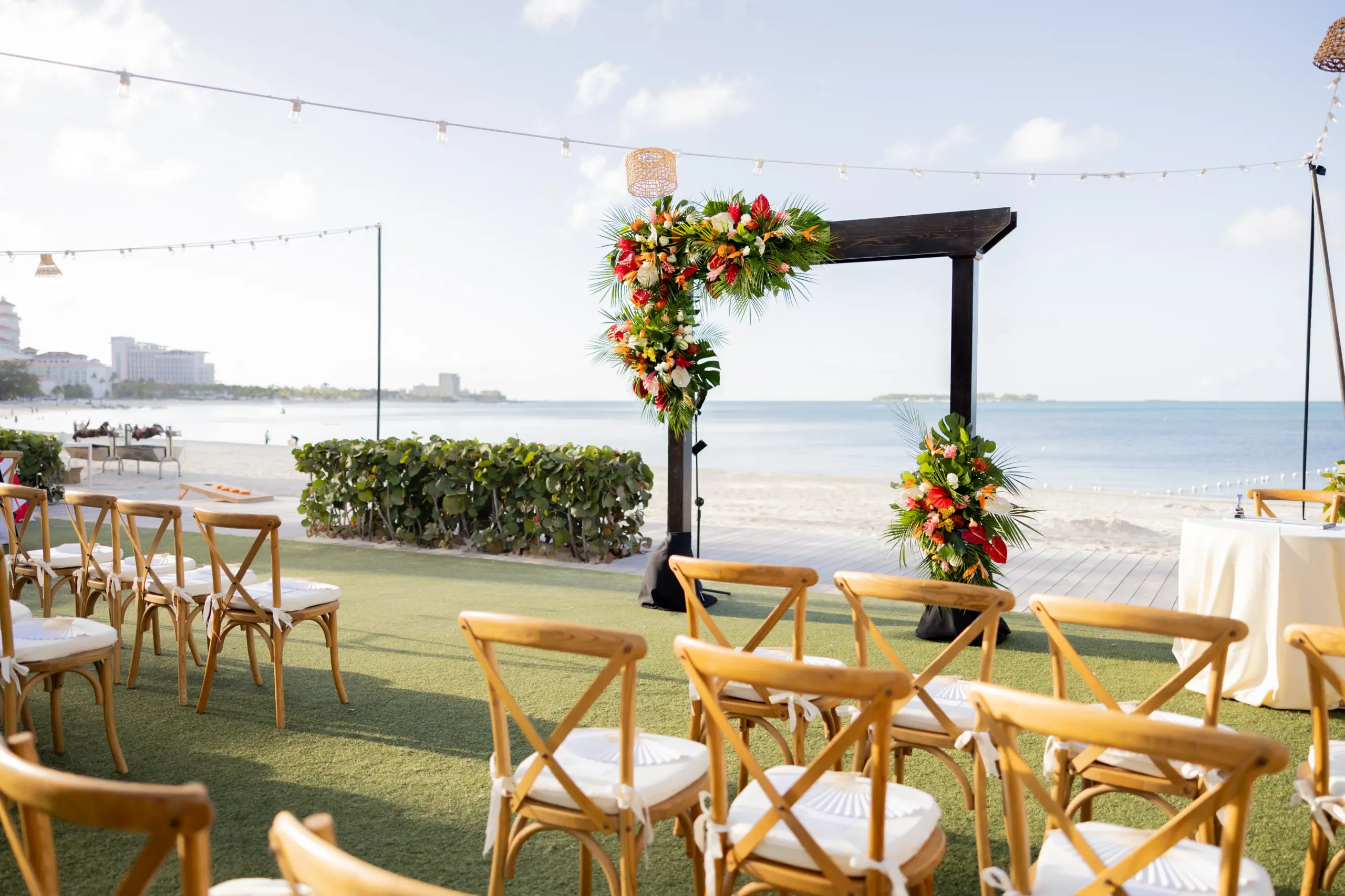 Goldwynn Resort beachfront wedding venue, Cable Beach Nassau Bahamas