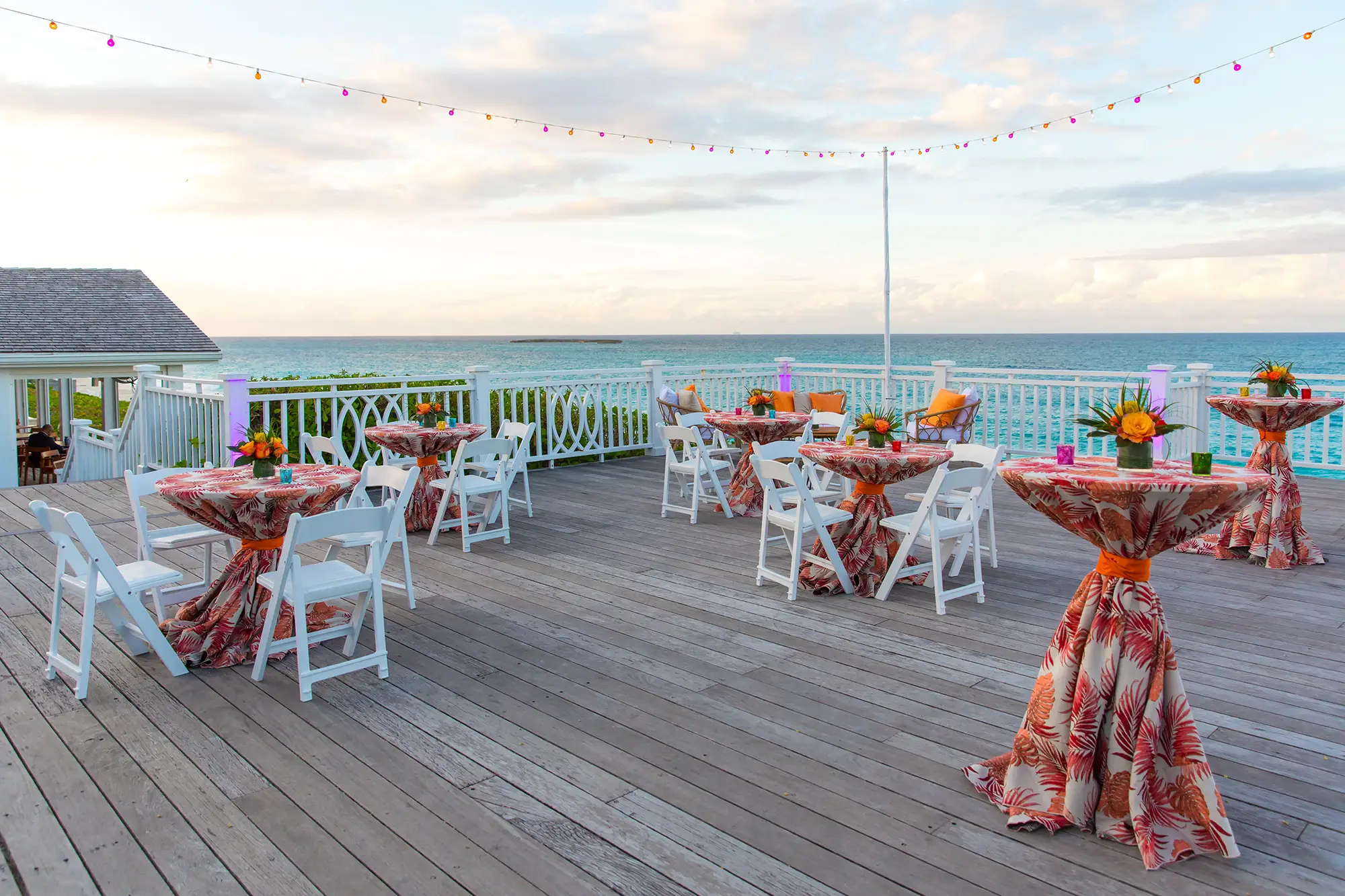 A Bahamas welcome dinner